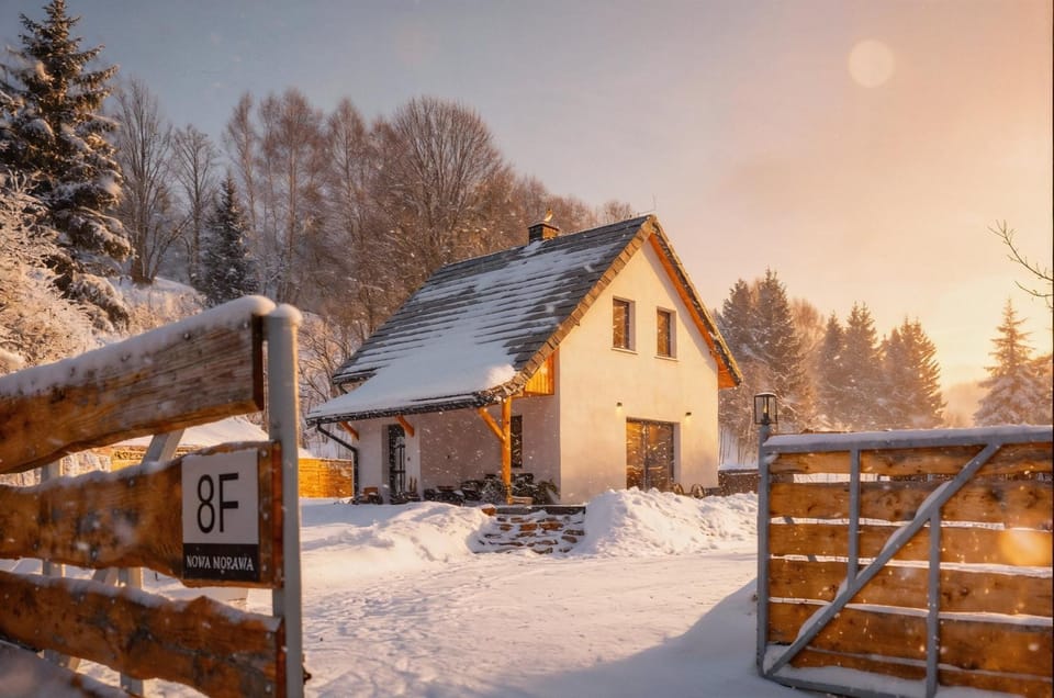 Property building, Natural landscape, Winter