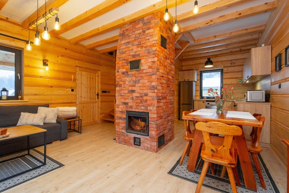 Living room, fireplace