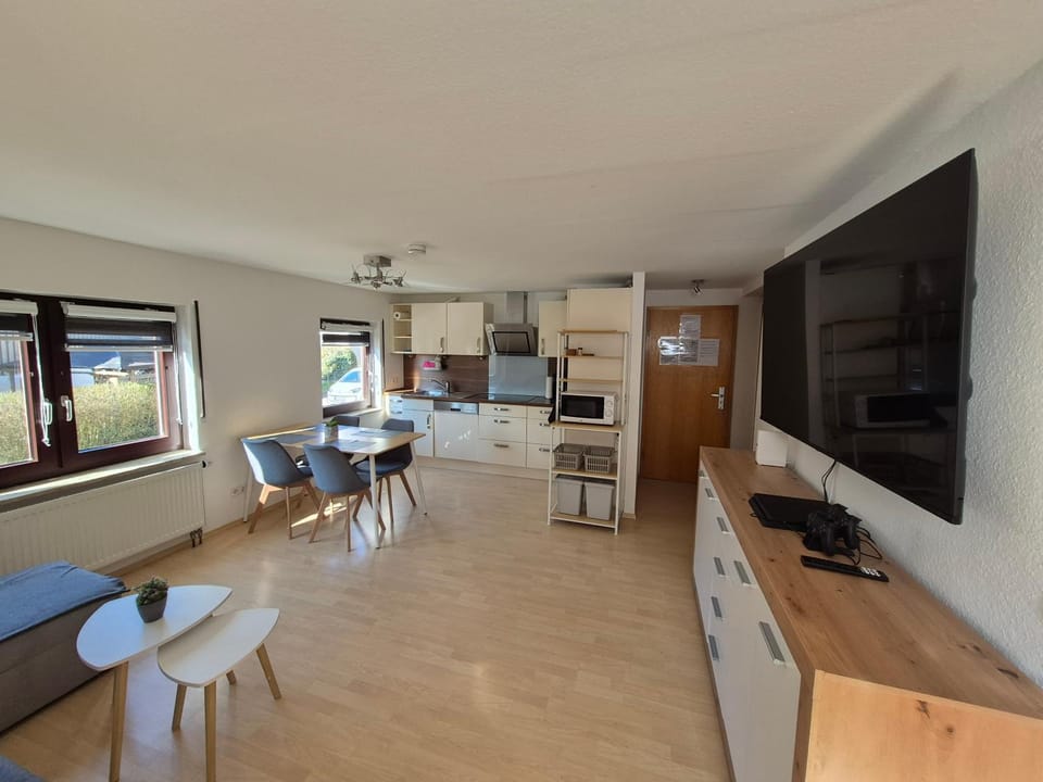 Communal lounge/ TV room, TV and multimedia, Kitchen or kitchenette, Living room, Seating area, Dining area, Evening entertainment