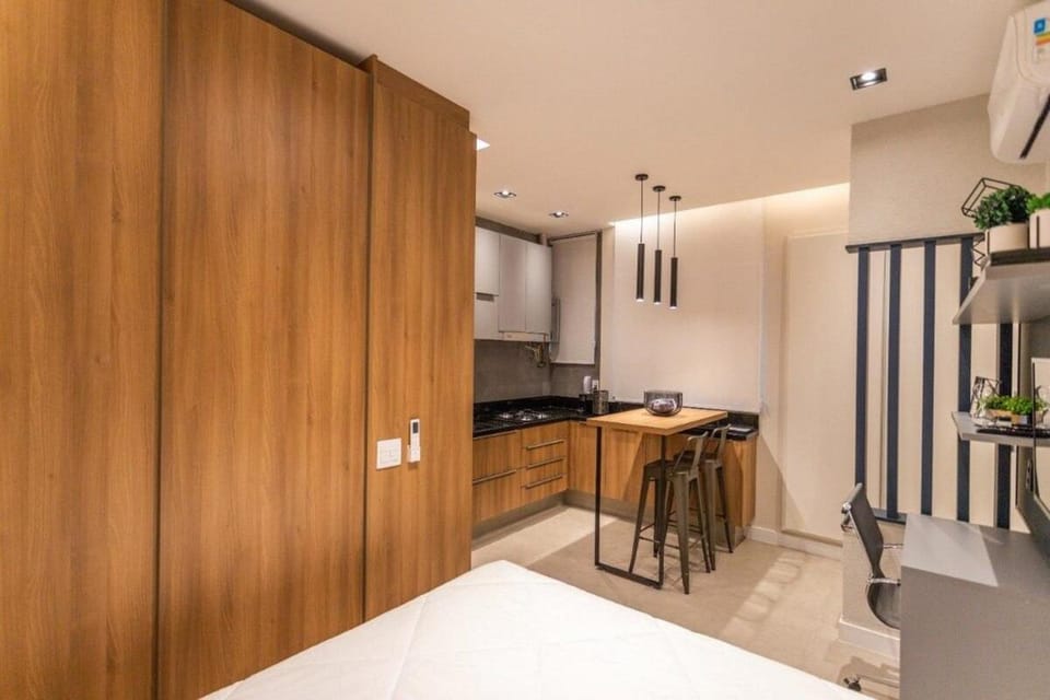 Kitchen or kitchenette, Living room, Bedroom