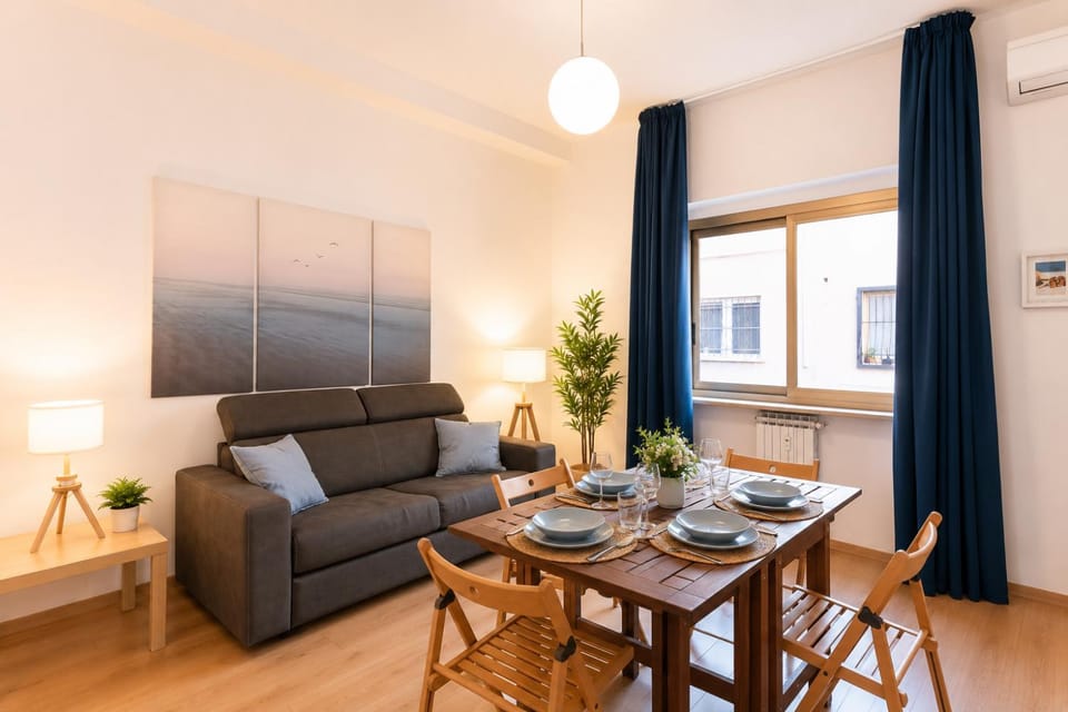 Living room, Seating area, Dining area, Beach