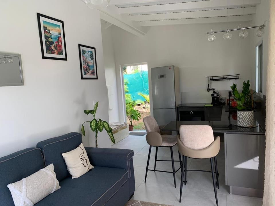 Kitchen or kitchenette, Living room, Seating area, Dining area, oven