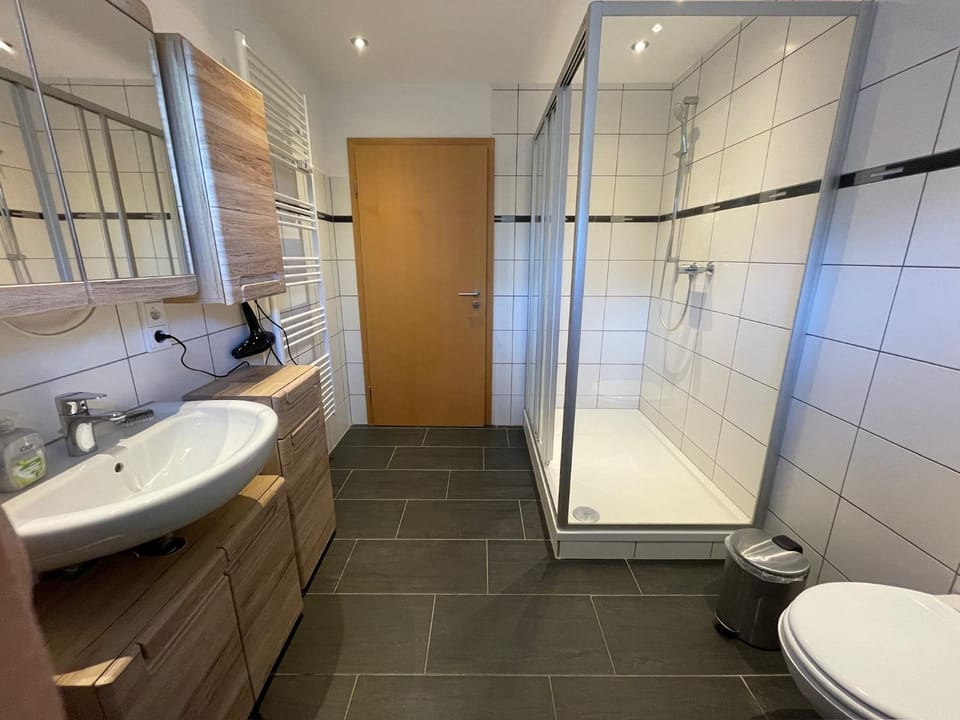 Shower, Toilet, Bathroom, towels