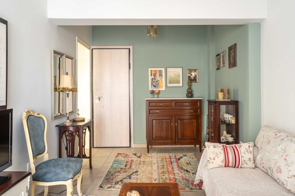 Veranda at Patras Center Apartment Apartment in Peloponnese, Western Greece and the Ionian