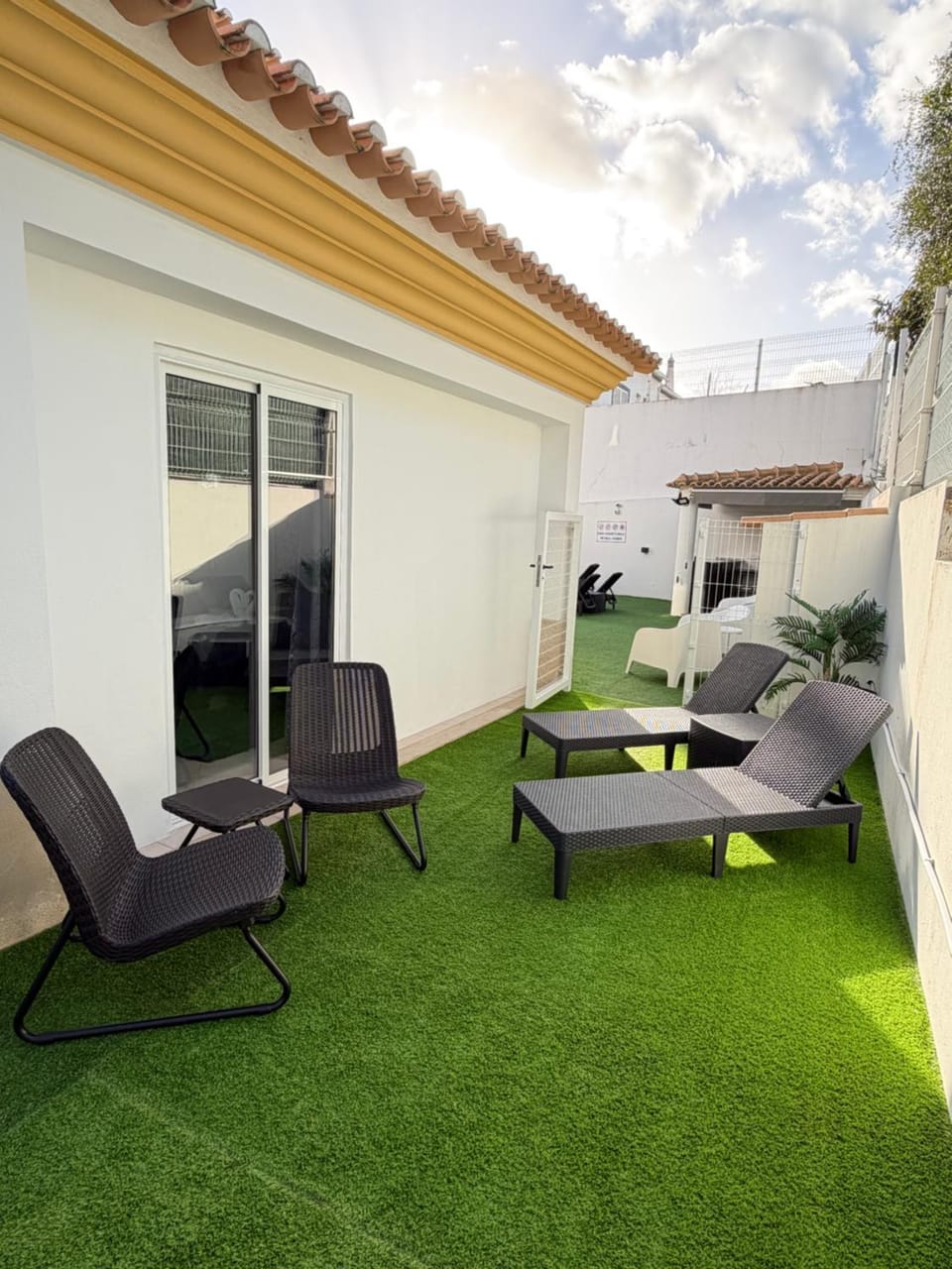 Patio, Off site, Garden, Garden view, sunbed
