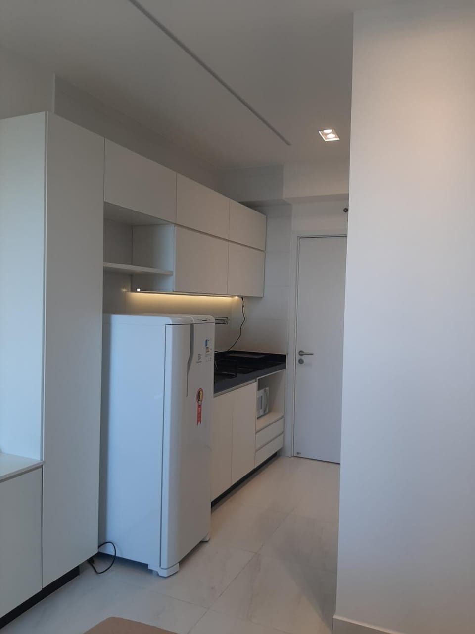 Kitchen or kitchenette, minibar, wardrobe