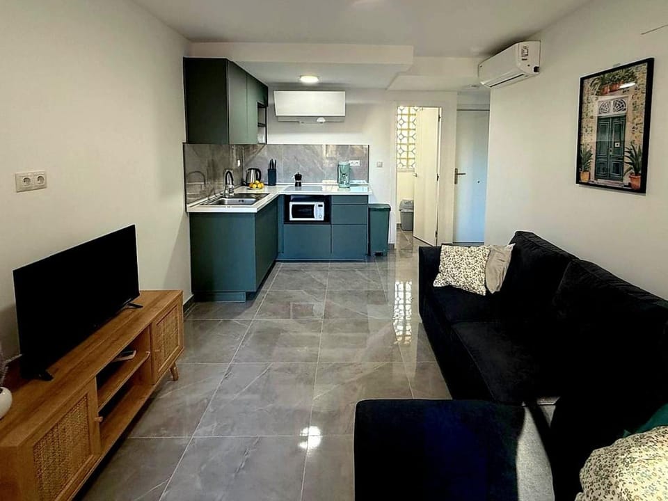 Communal lounge/ TV room, TV and multimedia, Kitchen or kitchenette, Dining area, air conditioner