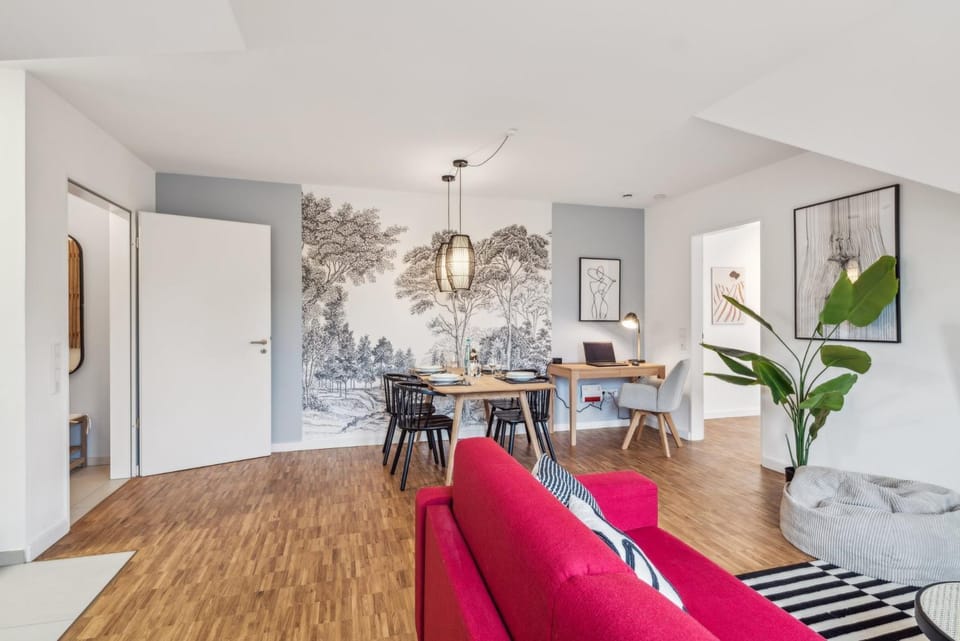 Living room, Seating area, Dining area