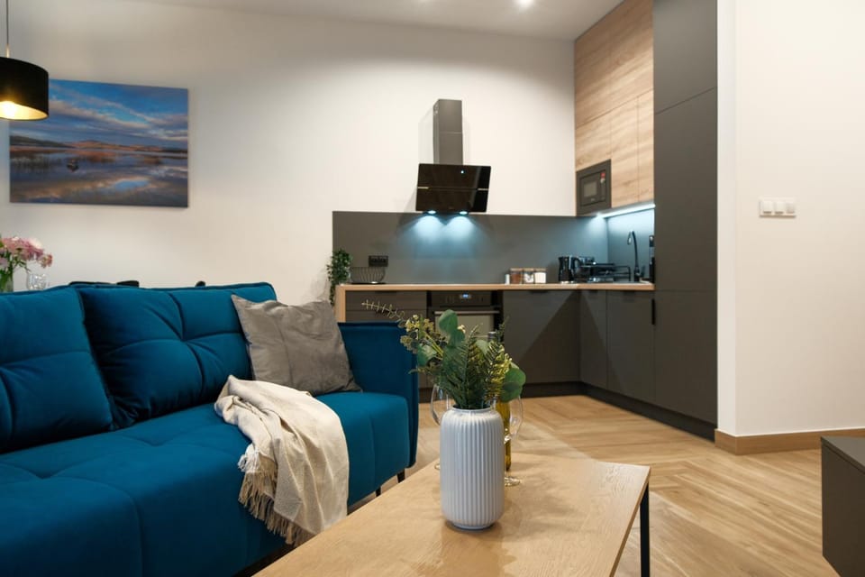 Kitchen or kitchenette, Living room, Seating area