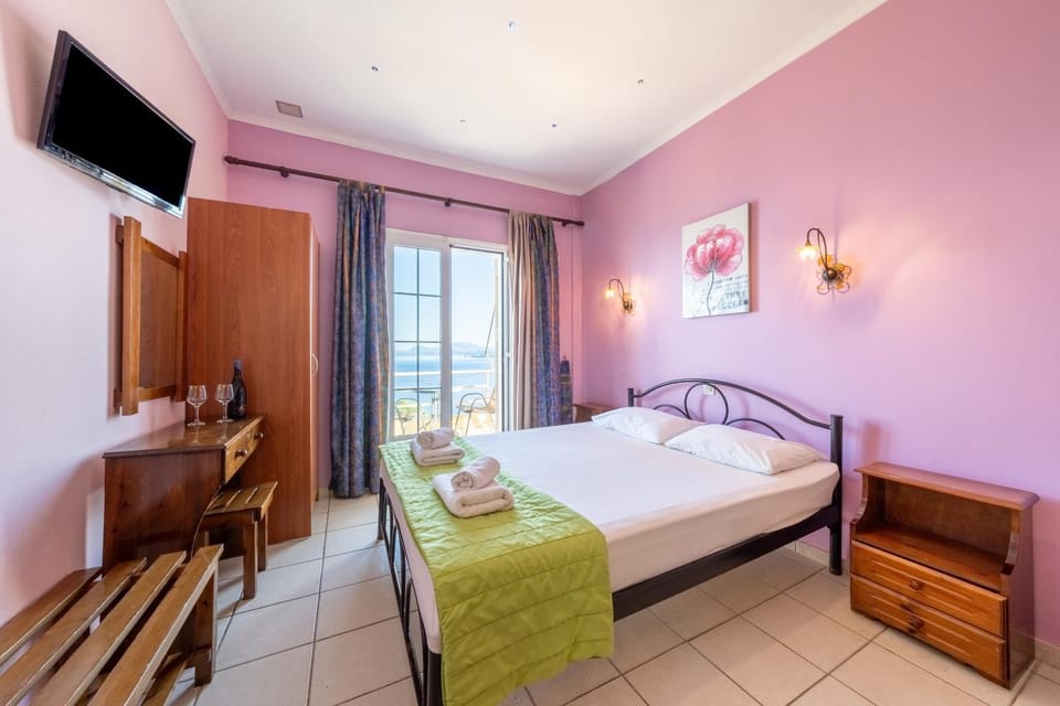 Property building, Living room, Bedroom