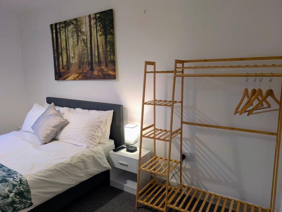 Bed, Bedroom, wardrobe