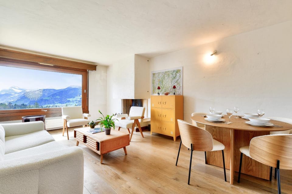 Appartement Mont d Arbois Megeve sur les pistes de ski Apartment in Megève