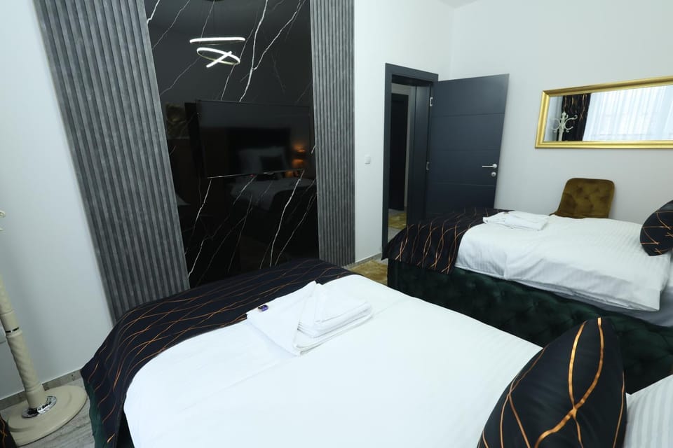 Bed, Photo of the whole room, Bedroom, towels, wardrobe