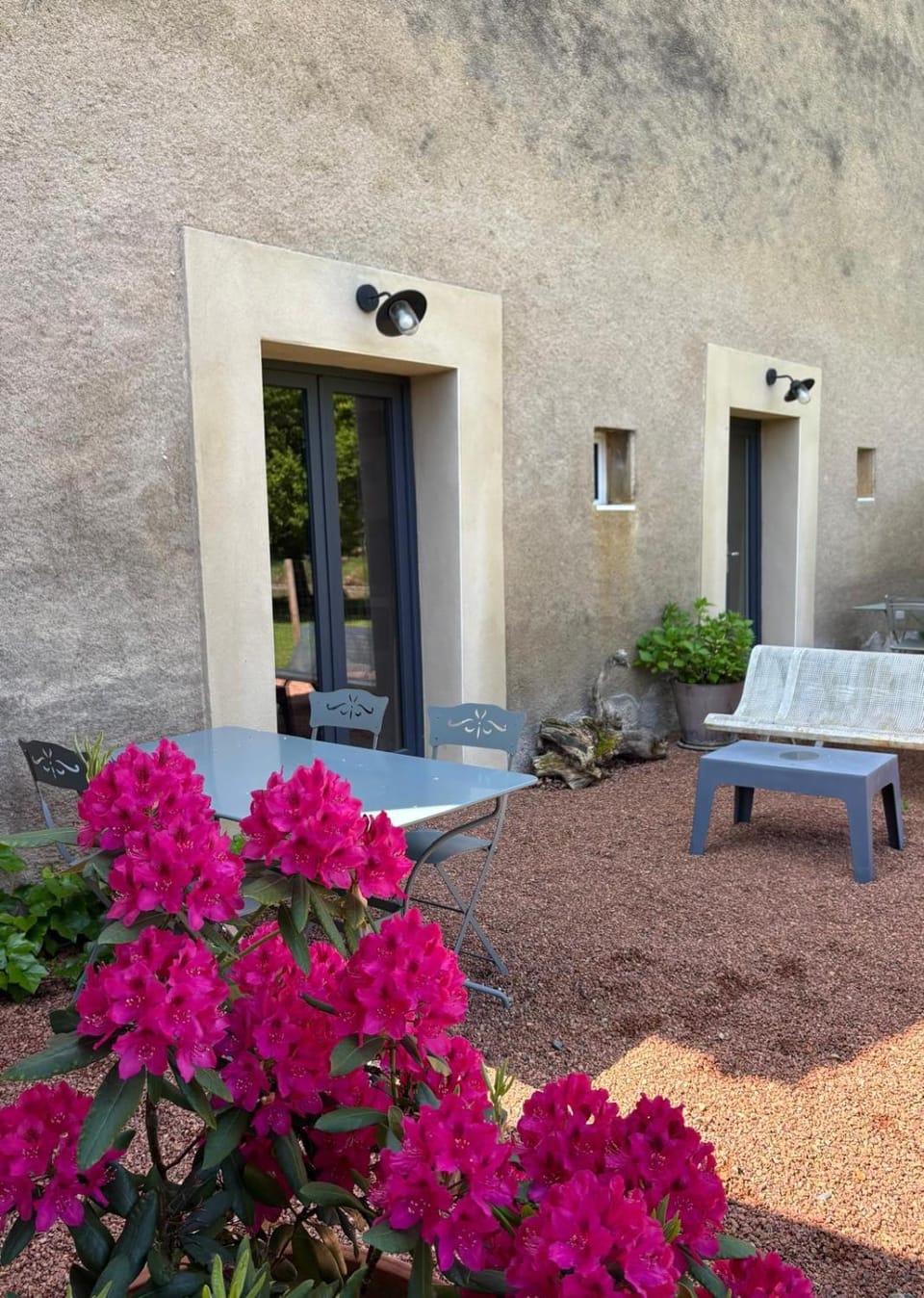 Patio, Spring, Day, Garden, Garden view