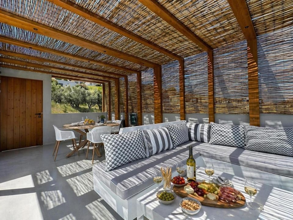 Property building, View (from property/room), Seating area, Sea view, Swimming pool