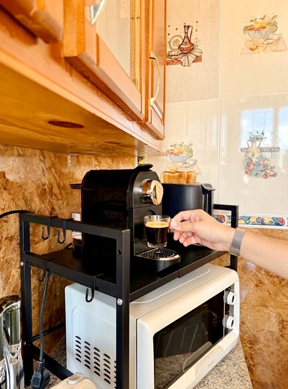 Coffee/tea facilities, Kitchen or kitchenette, minibar, stove, toaster