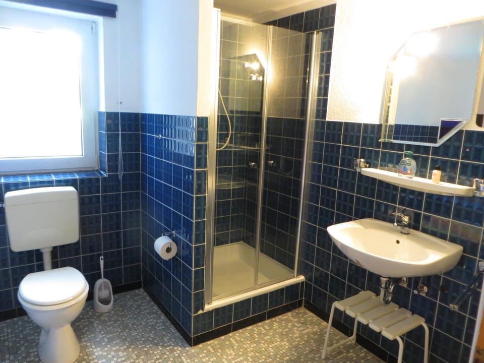Bathroom, Living room