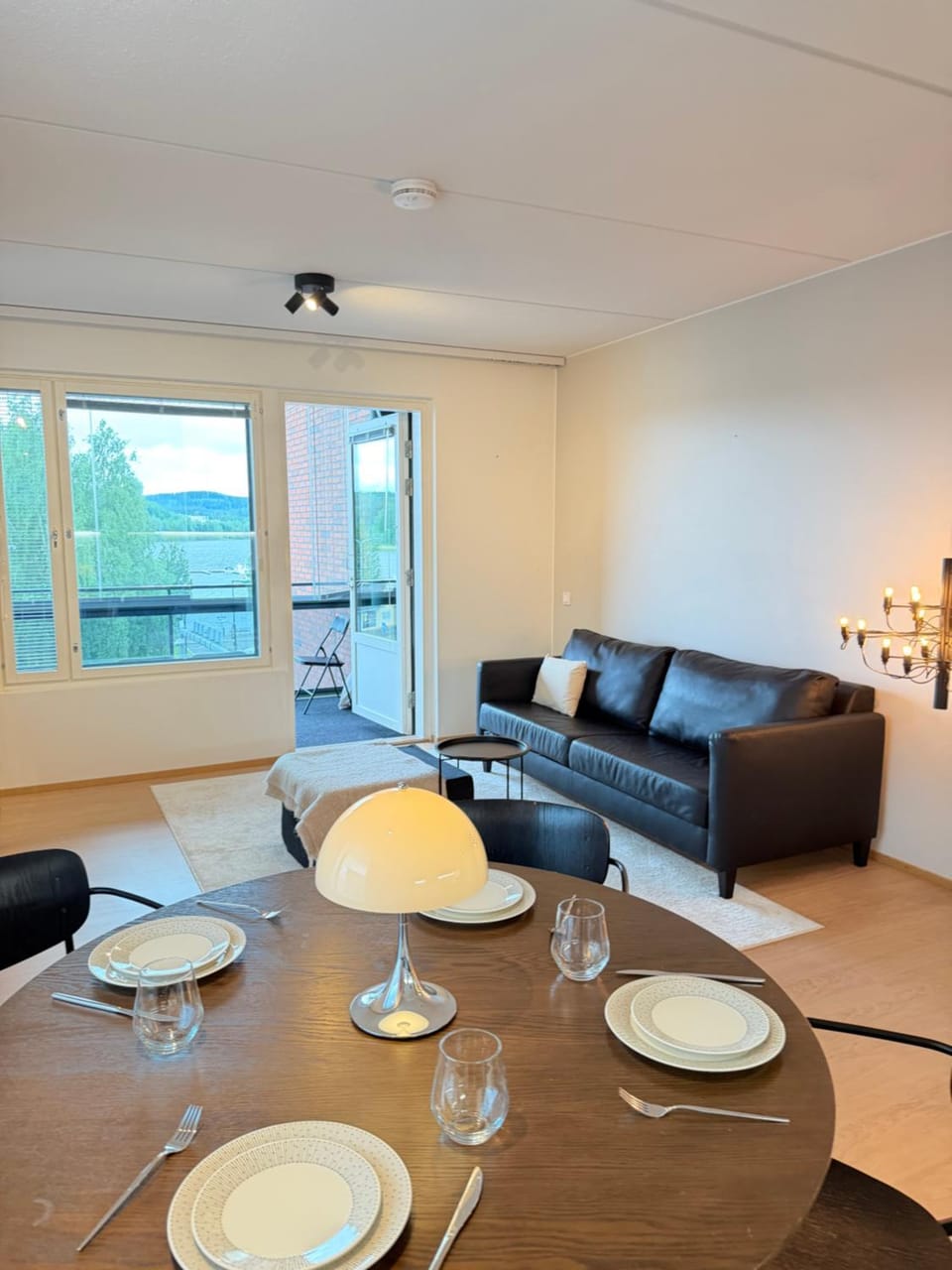 Saunallinen Lutakon kaksio järvinäkymin Apartment in Finland
