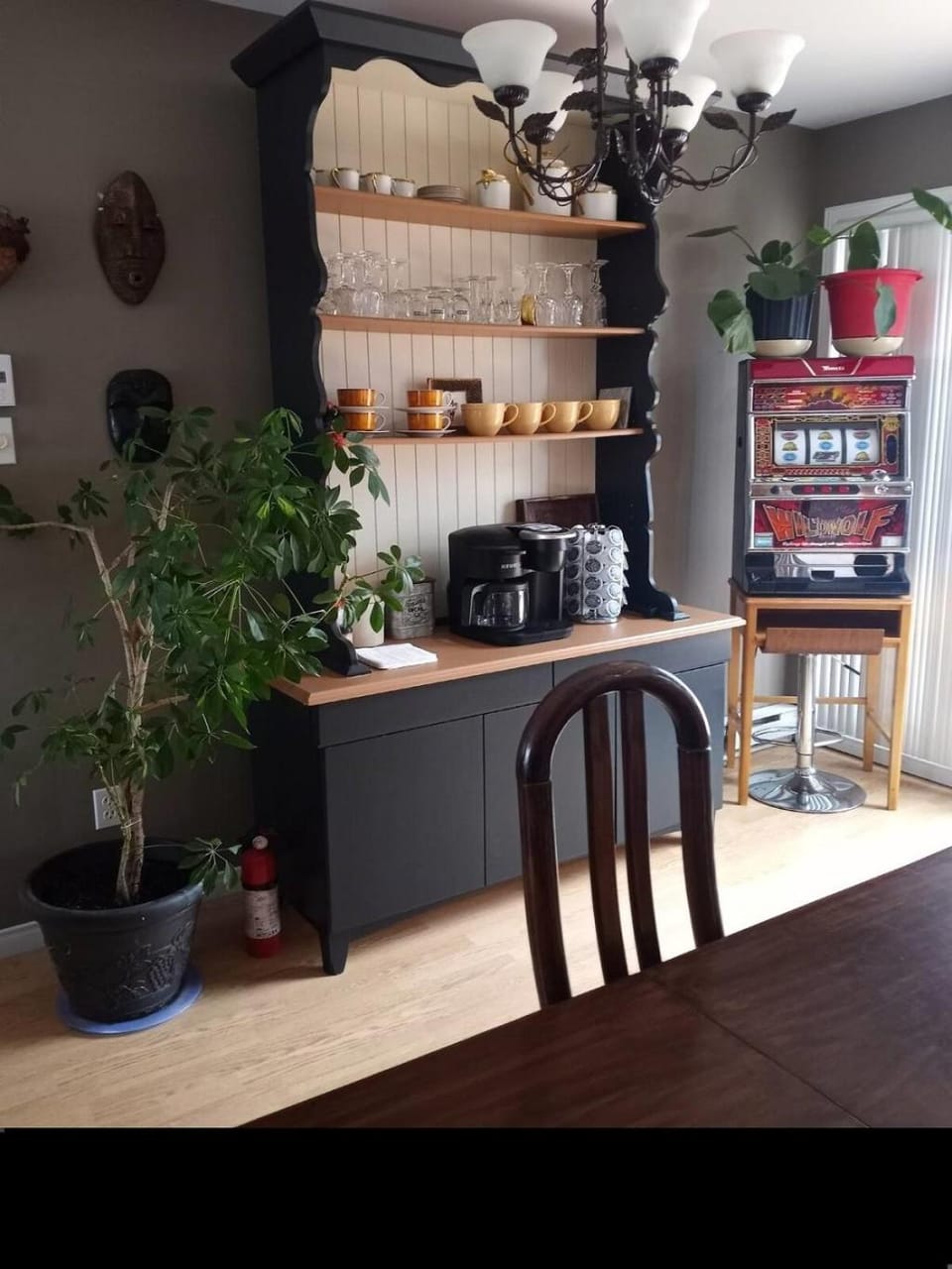 Coffee/tea facilities, Kitchen or kitchenette, Dining area