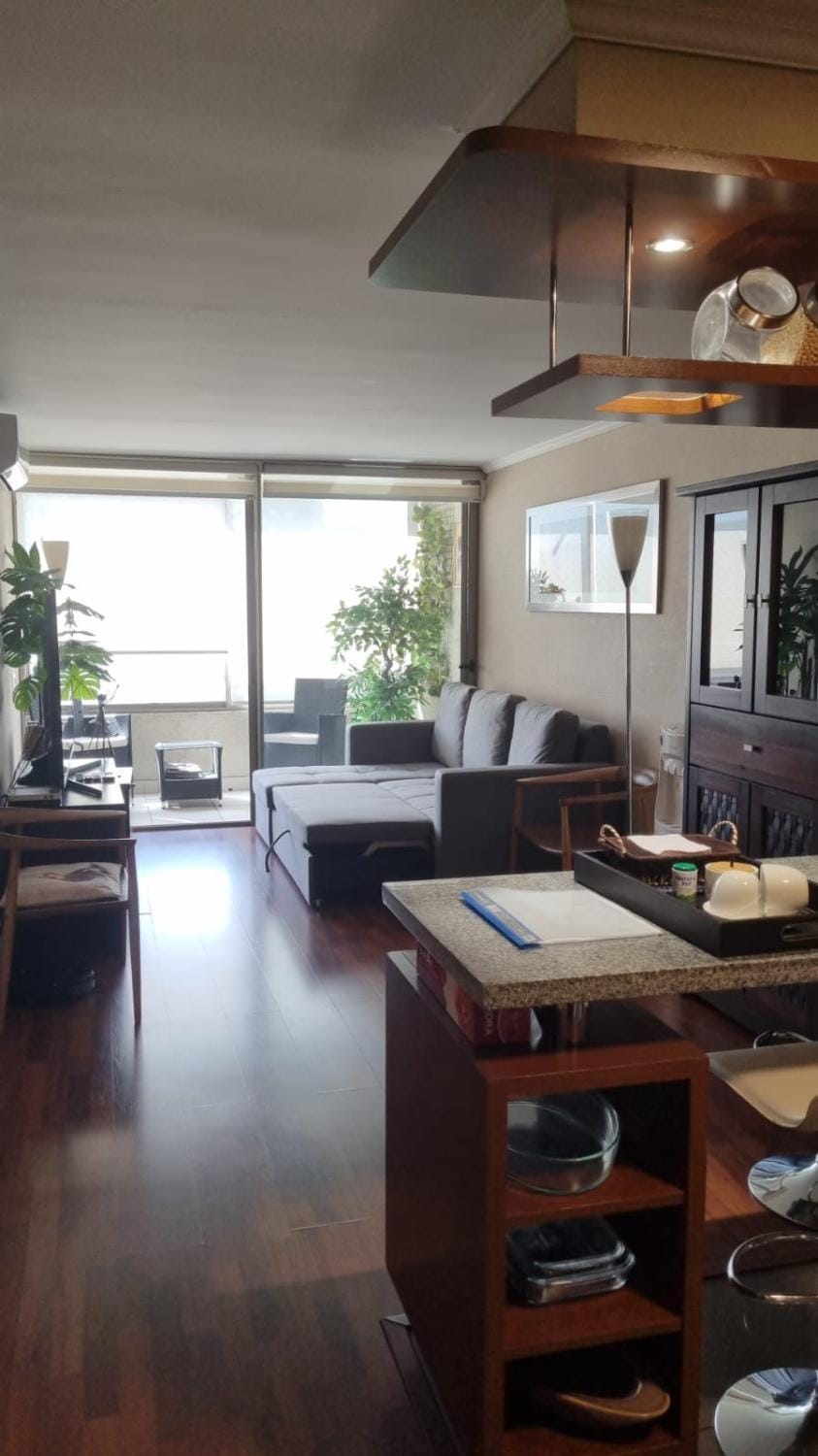 Bed, Living room