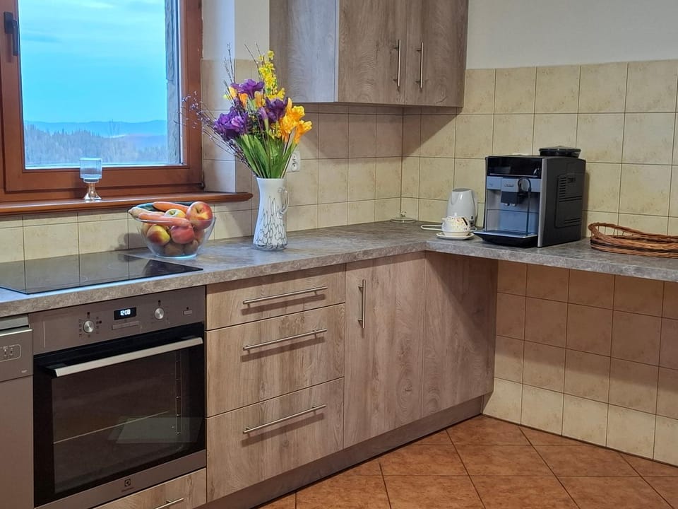 Coffee/tea facilities, Kitchen or kitchenette, stove, toaster