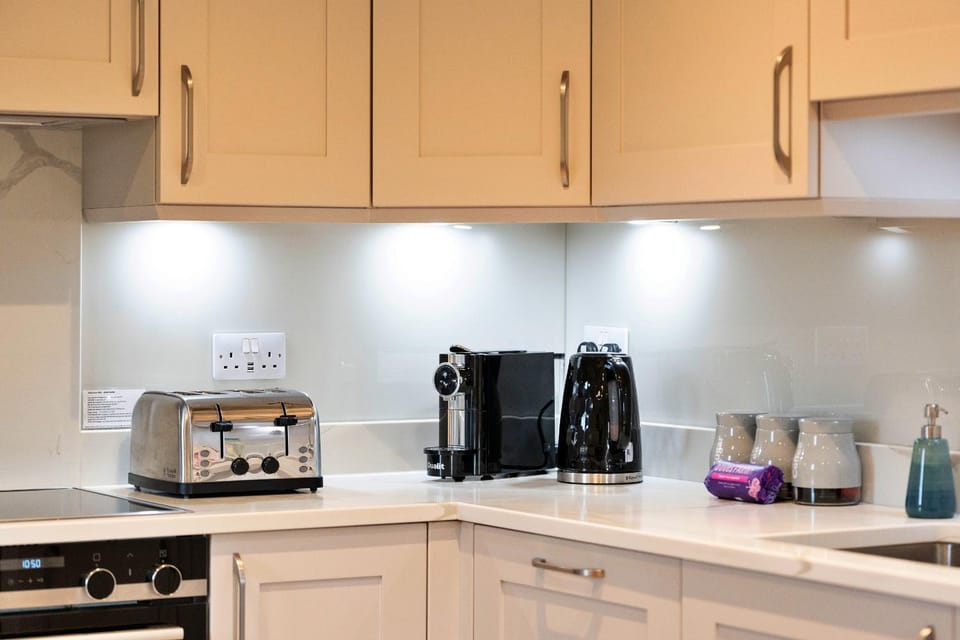 Coffee/tea facilities, Kitchen or kitchenette, toaster