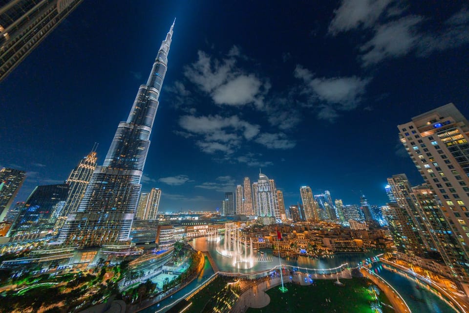 Night, Bird's eye view, City view