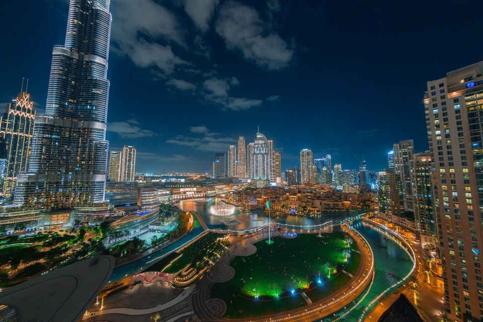Night, Neighbourhood, Bird's eye view, City view