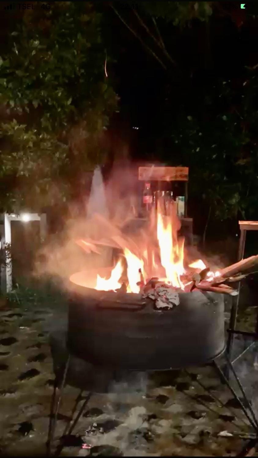 Natural landscape, BBQ facilities