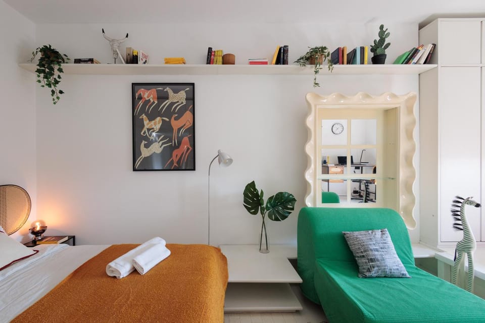 Living room, Seating area, Bedroom