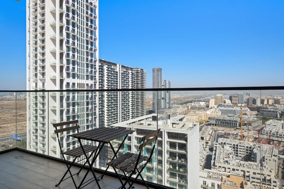 Modern and High Floor 1BR at Binghatti Emerald Apartment in Dubai