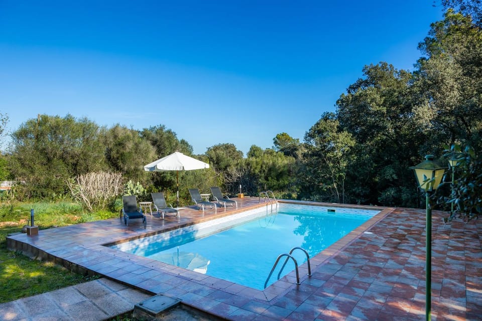 Property building, Living room, Swimming pool