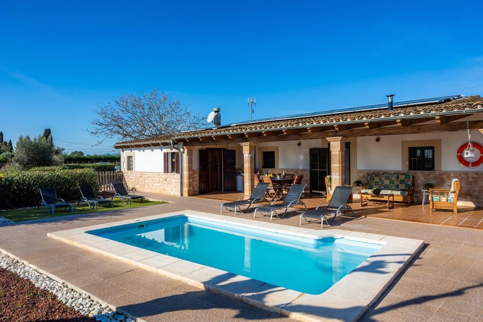 Property building, Living room, Swimming pool