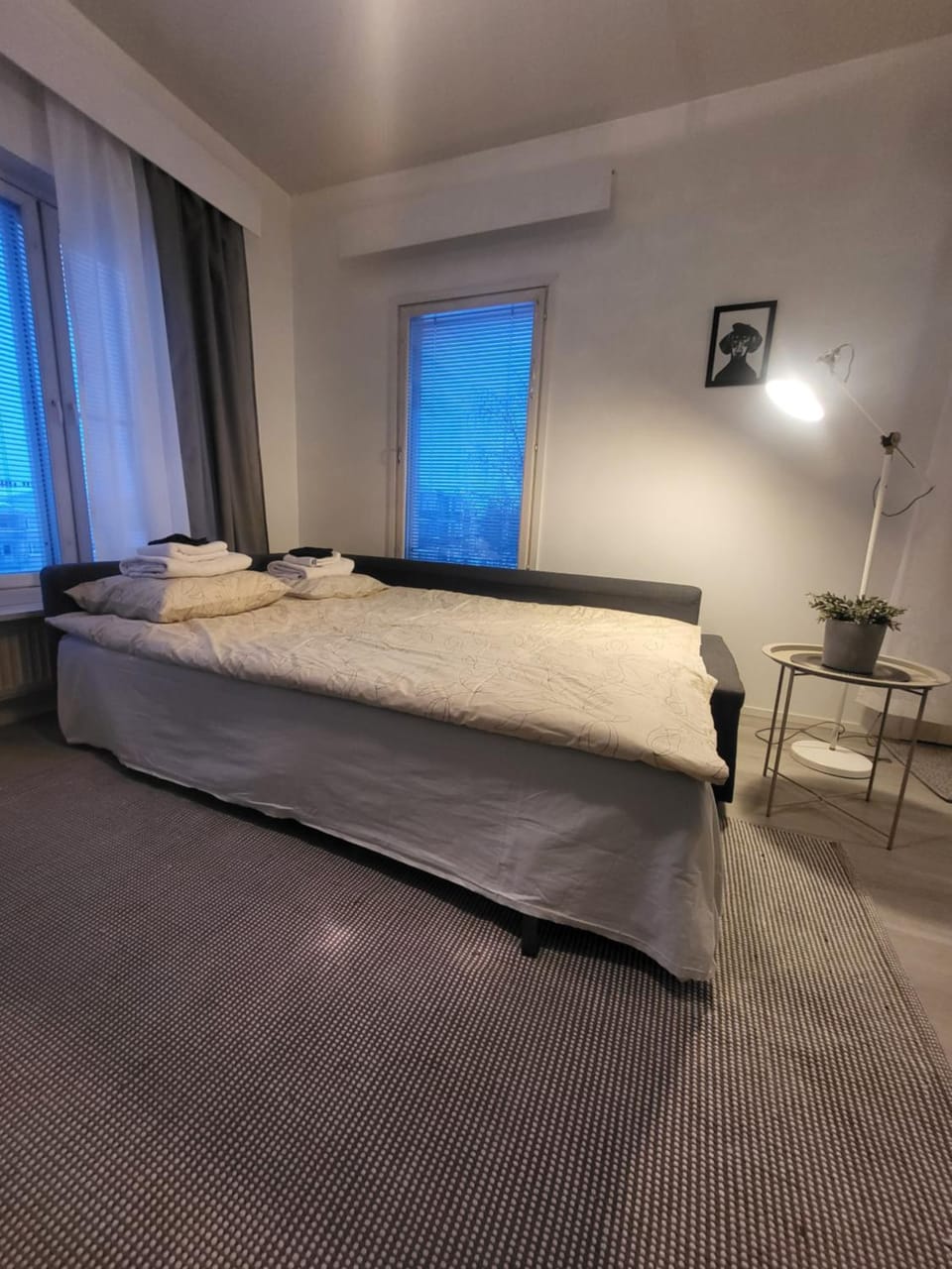 Bed, Living room