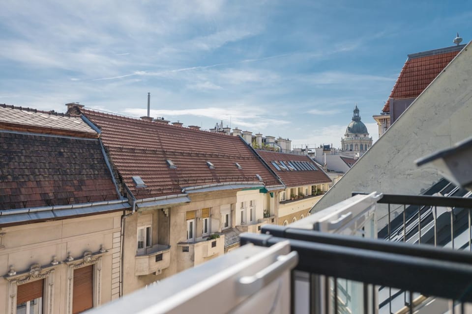 Luxury 3 bedroom, 3 bathroom loft with terrace at Opera Apartment in Budapest