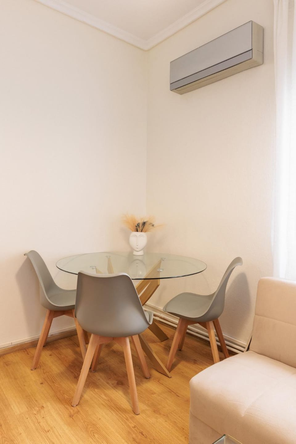 Dining area, air conditioner
