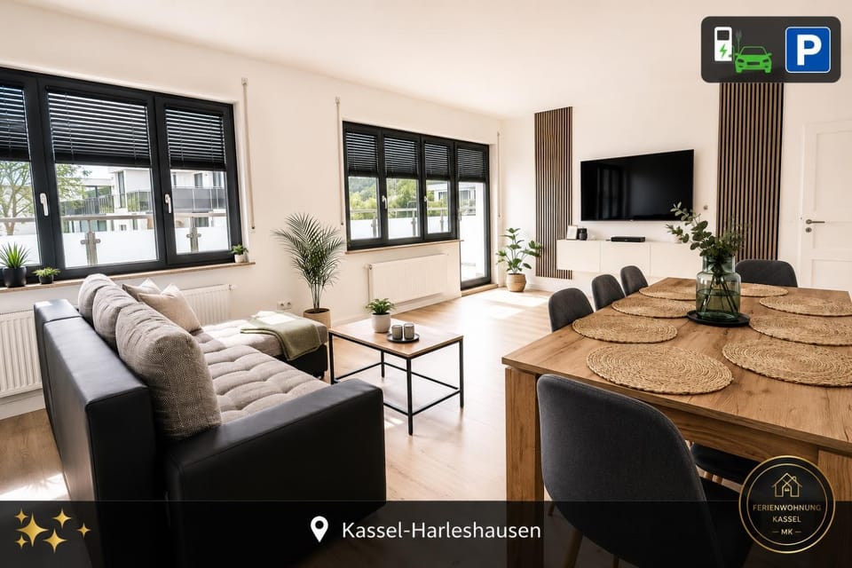Ferienwohnung Kassel mit Ladesäule & Balkon Apartment in Kassel