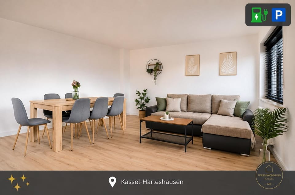 Ferienwohnung Kassel mit Ladesäule & Balkon Apartment in Kassel
