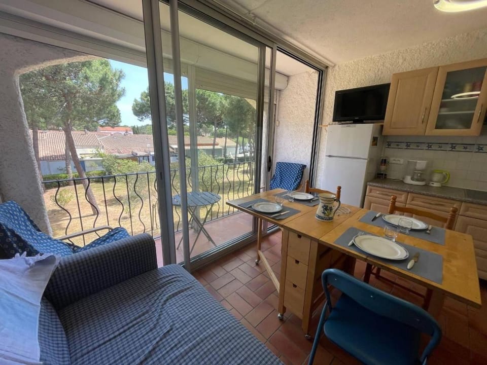Appartement deux pièces cabine- Argelès sur mer AR155-024 Cabin in Argeles-sur-Mer