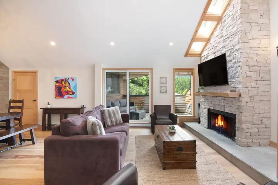 Large Village loft with Private Hot Tub and Private Sauna Apartment in Whistler