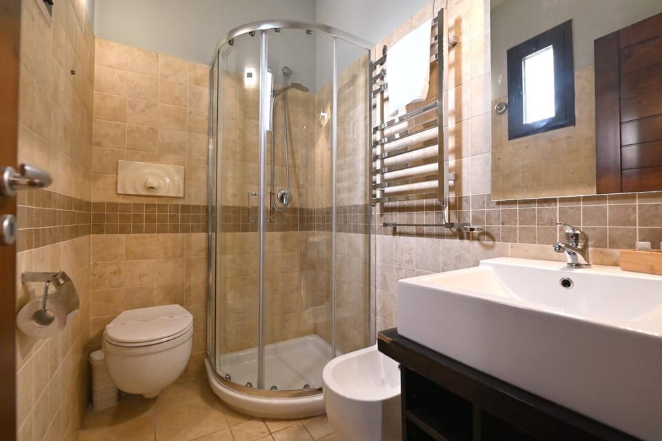 Shower, Toilet, Bathroom, bidet, towels