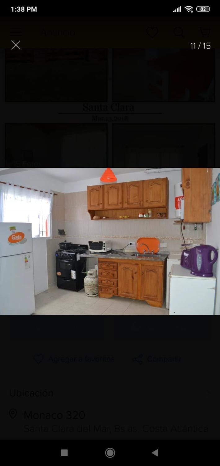 Departamentos Santa Clara del Mar Mónaco PB Apartment in Santa Clara del Mar