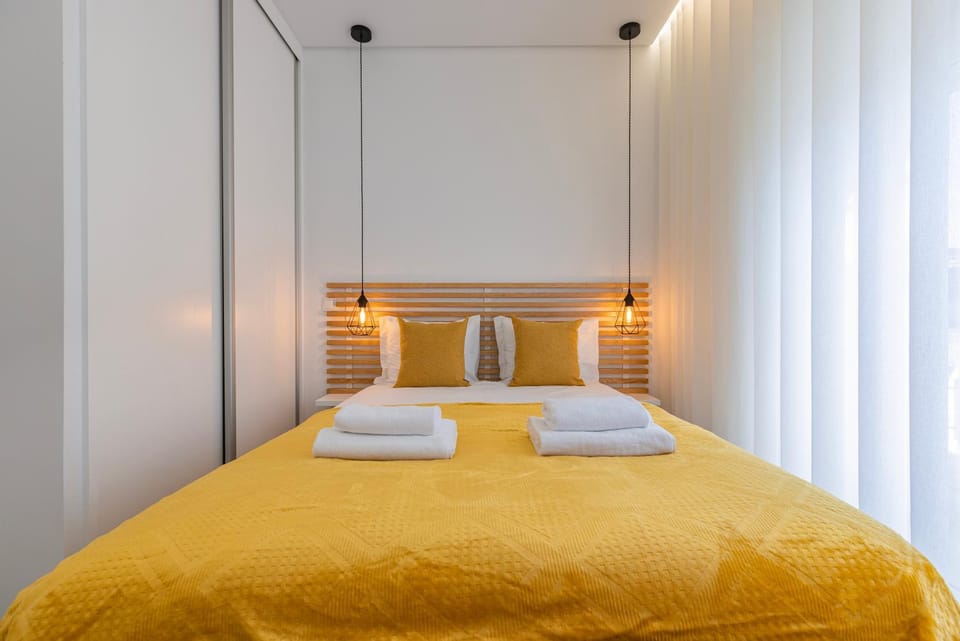 Bed, Photo of the whole room, Bedroom, towels, wardrobe