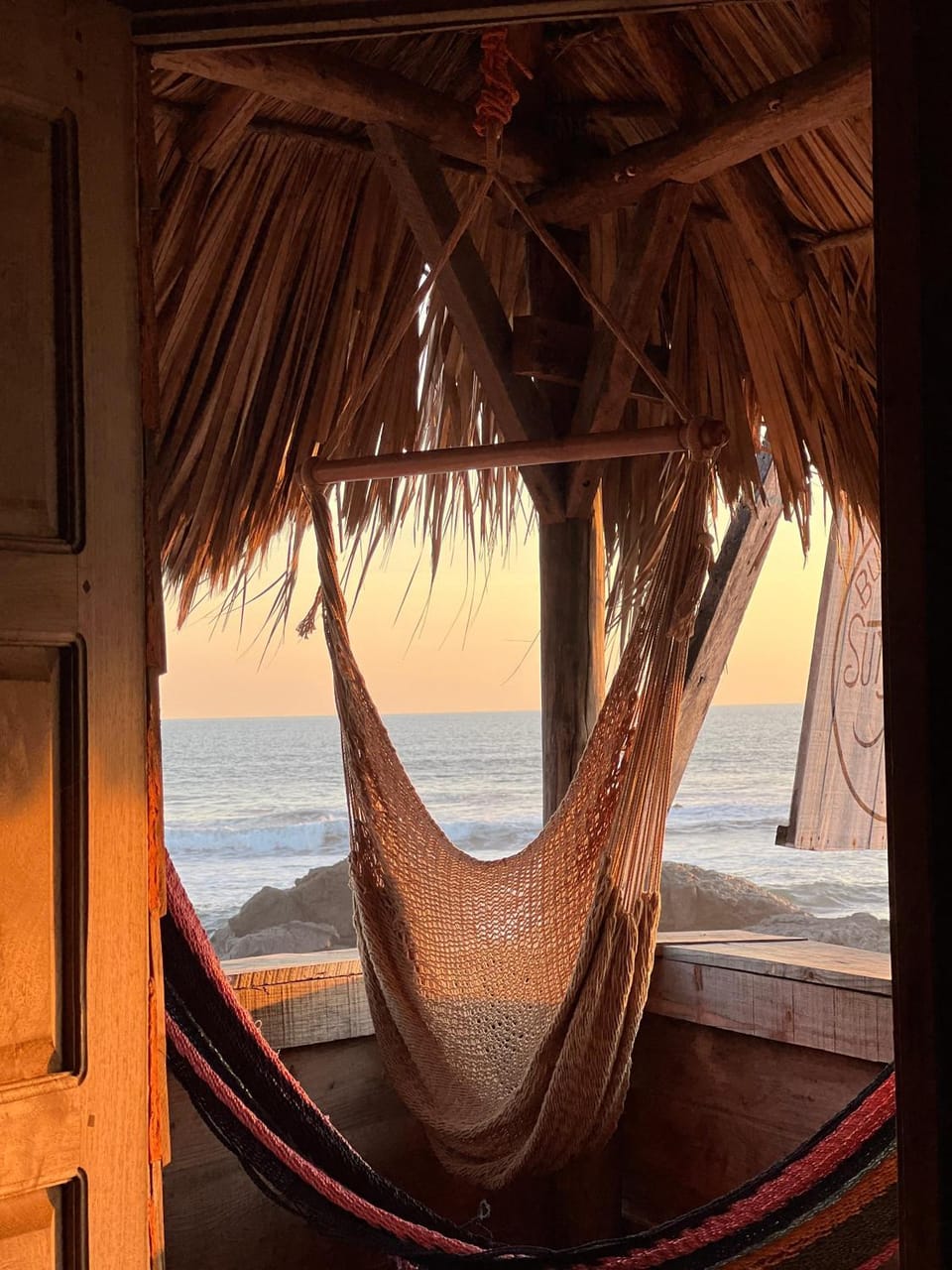Day, Natural landscape, Balcony/Terrace, Beach, Sea view, Sunset