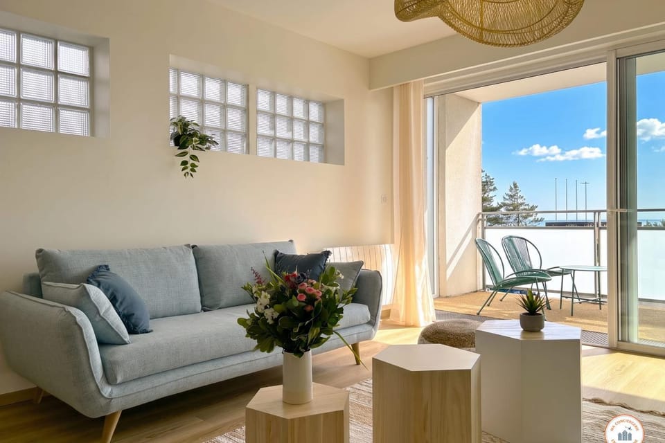 Le Bord de Mer - Vue Mer - Terrasse - Parking Apartment in Le Havre