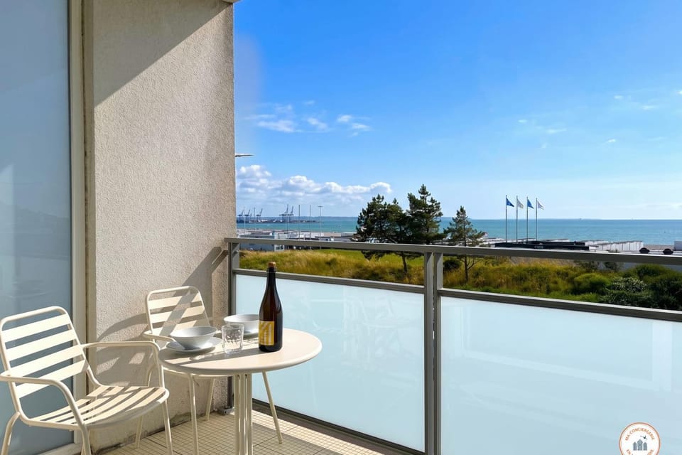 Le French Riviera - Vue Mer - Terrasse - Parking Apartment in Le Havre