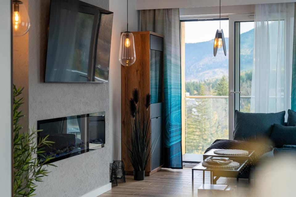 Apartamenty w Karkonoszach - klimatyzacja, widok na Śnieżkę, obok aquaparku, blisko do Wang Apartment in Lower Silesian Voivodeship