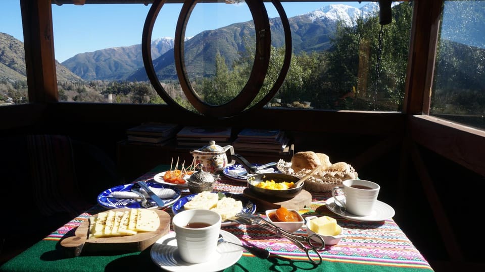 Natural landscape, Mountain view, Breakfast, Continental breakfast