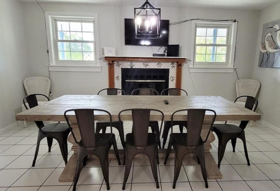 Tranquil Gardens Cape May Private Beach Steps Away House in Lower Township