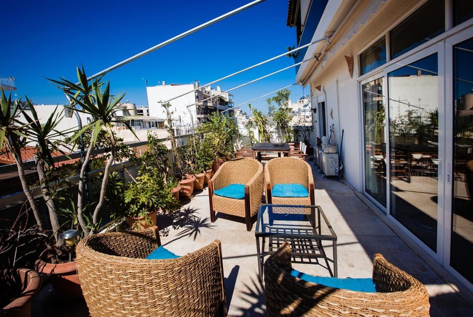 Day, Balcony/Terrace, Seating area